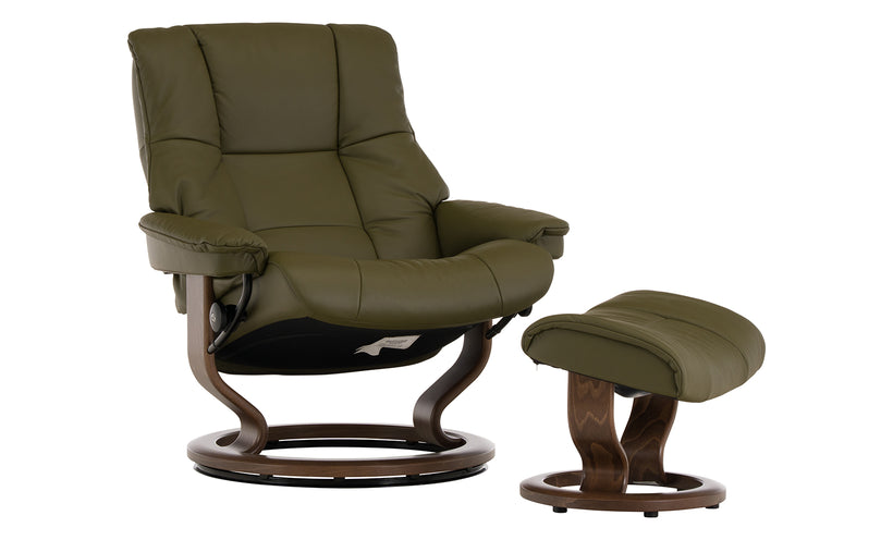 Stressless Mayfair Chair and Ottoman (Large)